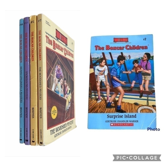 Vintage Other - The Boxcar Children Book Bundle 1 2 7 13 19 Kids
